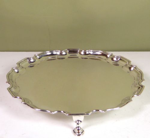 Silver Salver by Elkington, Bham 1913