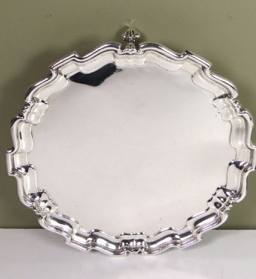 Solid Silver Salver, London, 1935
