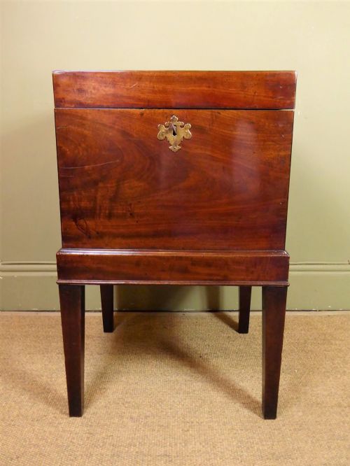 A George III Mahogany Cellarette