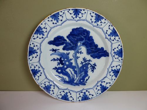 18th C Delft Charger