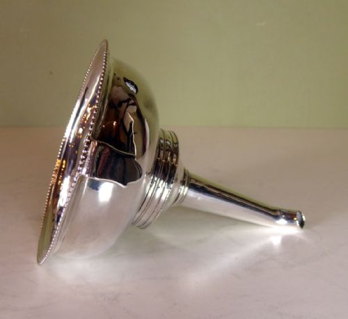 George III Silver Wine Funnel