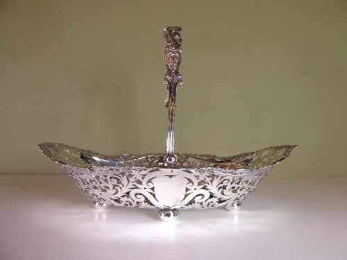 Solid Silver Basket 1903