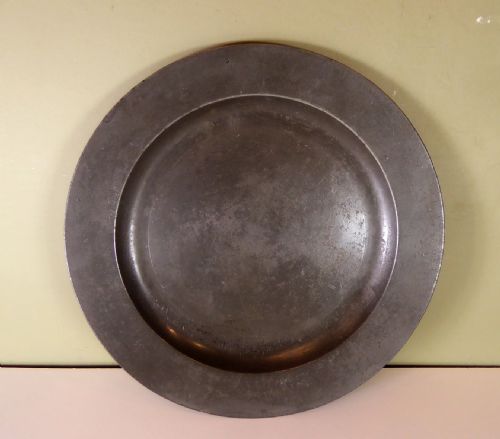 18th C Pewter Charger