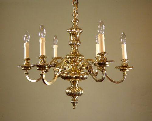 A Brass Centre Light