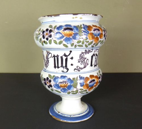 18th C Apothecary Jar