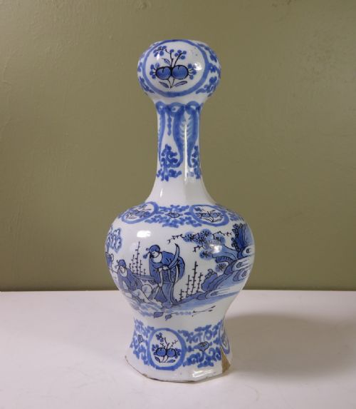 18th C Delft Vase