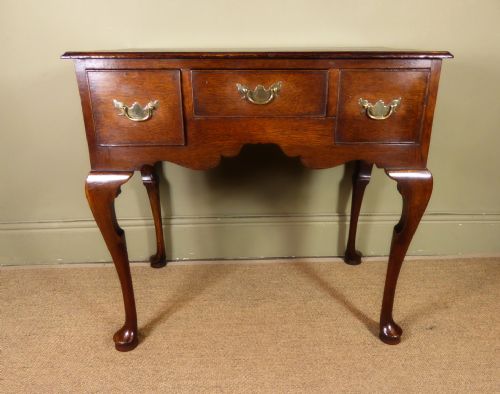 A George II Oak Low Boy Table