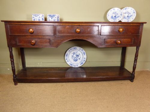 Early 19th C Oak Dresser