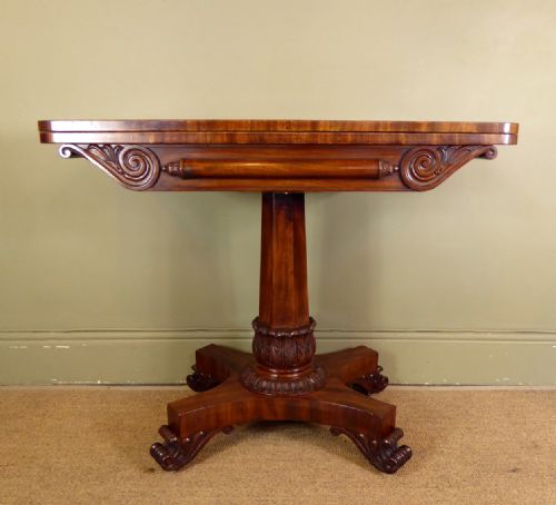 William IV Mahogany Tea Table C1830