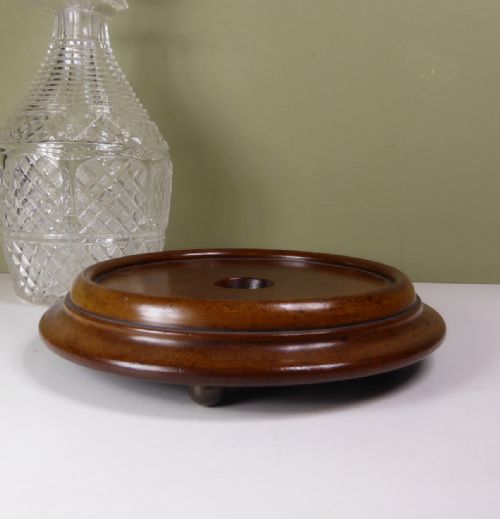 19th C Mahogany Decanter Coaster