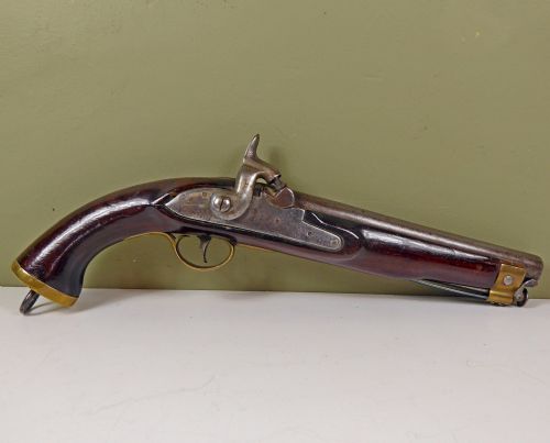 19th C Percussion Pistol