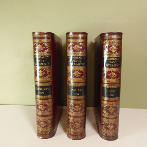Three Large 19th C Tole Document Boxes