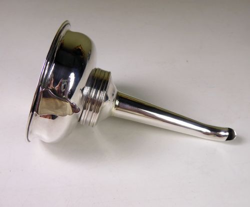 A George III Silver Wine Funnel