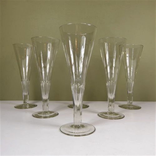 A Set of Six Large Glasses