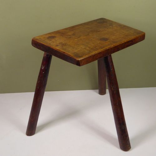 19th C Oak Stool