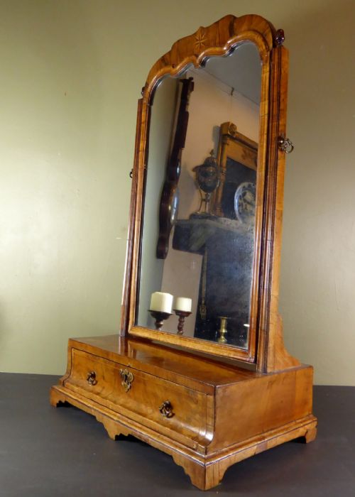 fig 1. An 18th C. Walnut Mirror