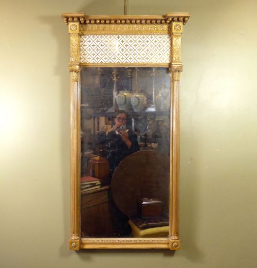 Large Regency Pier Glass Mirror