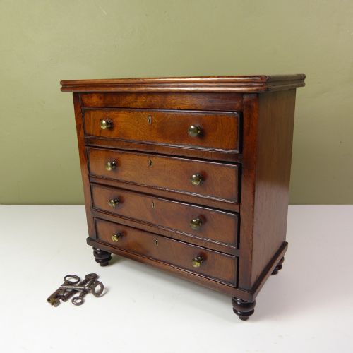 Early 19th C Miniature Chest of Drawers