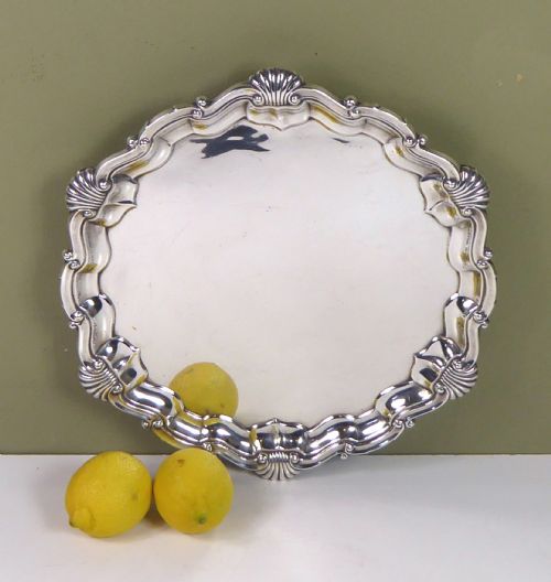 Solid Silver Salver, London 1911