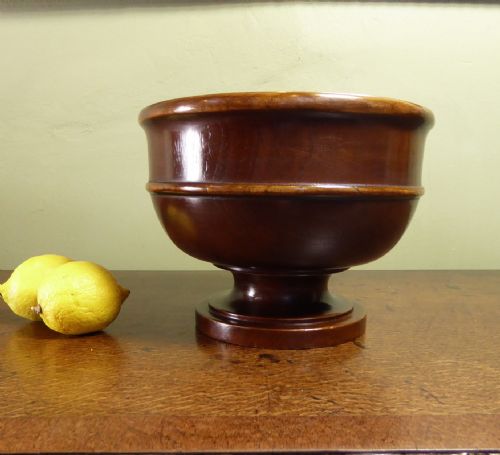 19th C Treen Wooden Bowl