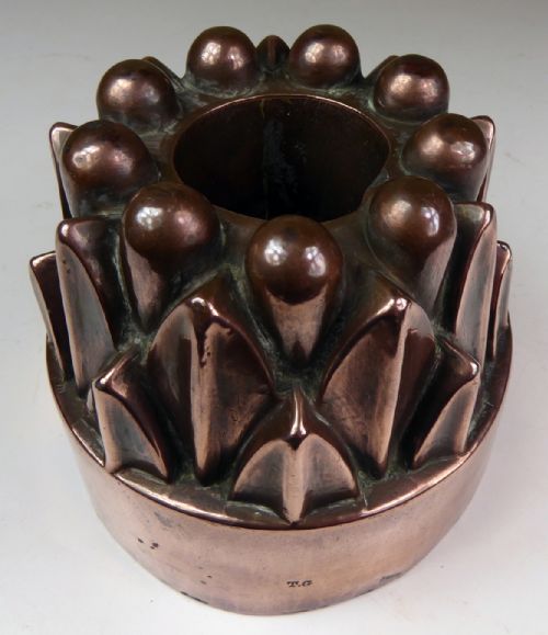 A 19th C Copper Jelly Mould