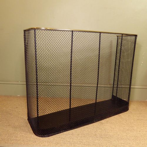 19th C Brass Nursery Fire Guard