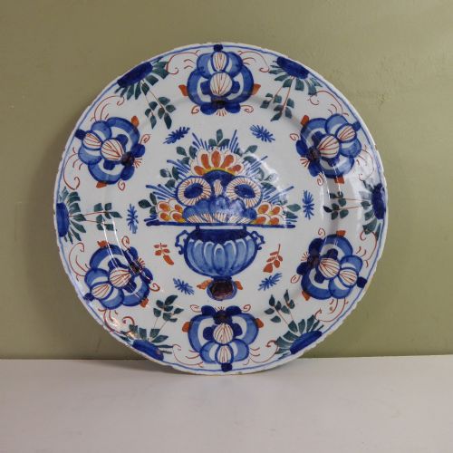 Early 18th C Delft Charger