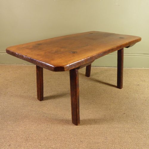 19th C Low, Sycamore, Coffee Table