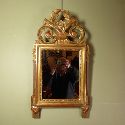 19th C Musical Gilt Mirror