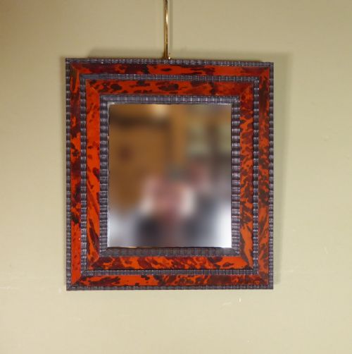 19th C Torotoiseshell Mirror