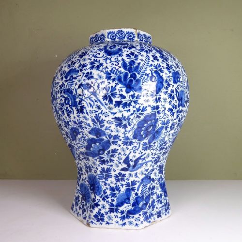 A Large 18thc. Delft Vase