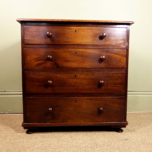 Small 19th C Mahogany Chest of Drawers
