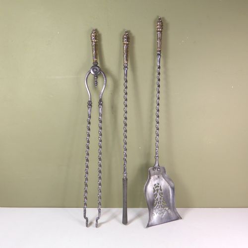 Brass & Steel Fire Tools