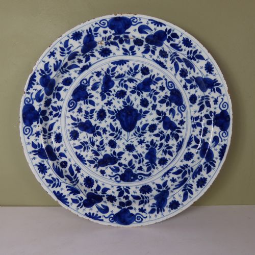 18th C Delft Charger