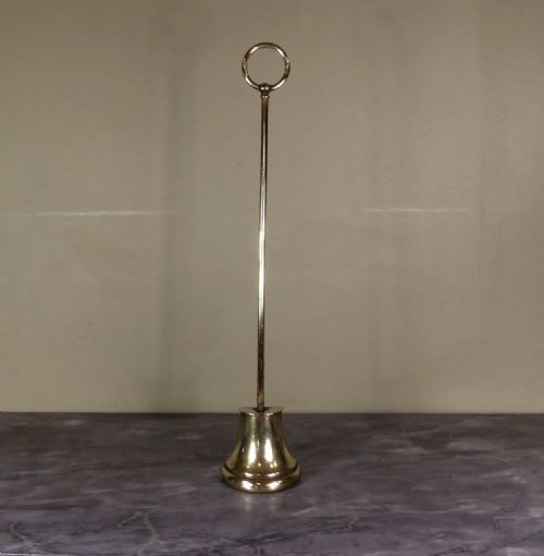 Tall 19th C Brass Door Porter