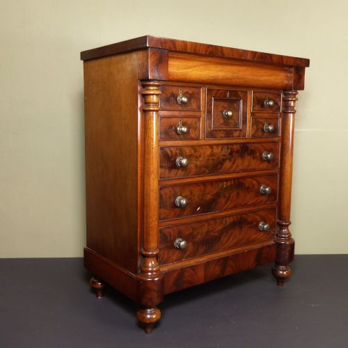 19th C Mahogany Miniature Chest