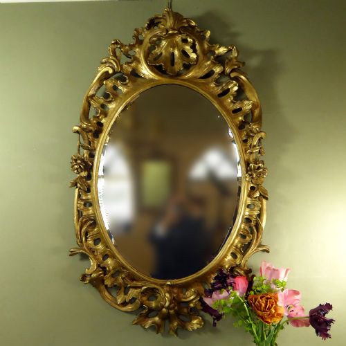 A Large George III Gilt Mirror