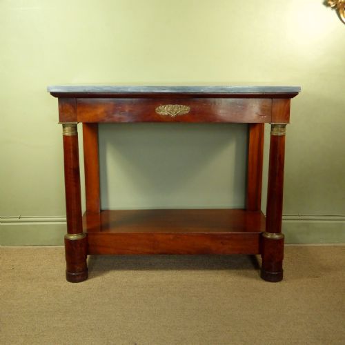 Early 19th C Walnut Console Table