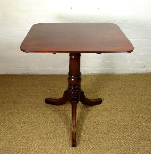 Late 18th C Mahogany Side Table