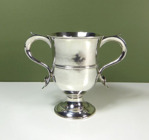 18th C Silver Loving Cup