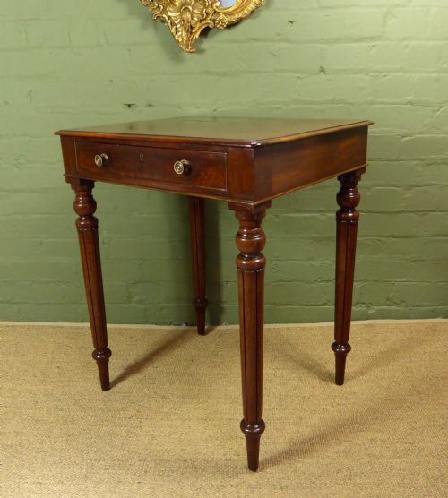 19th C Mahogany Side Table, Lamp Table