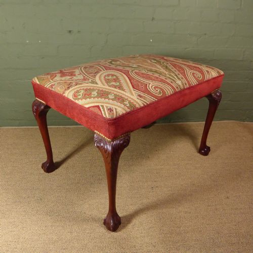 Large Upholstered Centre Stool