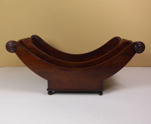 George III Mahogany Cheese Coaster
