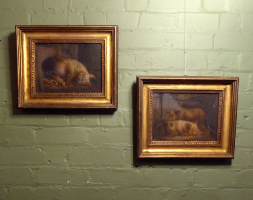 Pair of Regency Sand Pictures