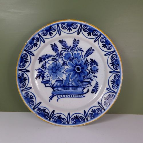 18th C Delft Charger