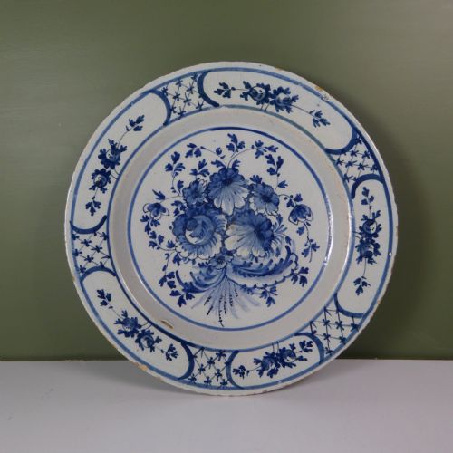 18th C Delft Charger