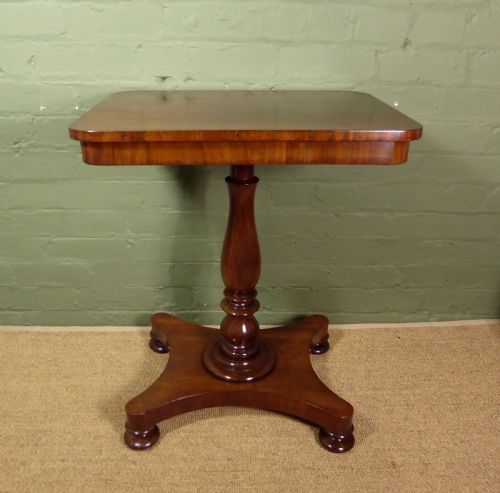 19th C Mahogany Lamp Table