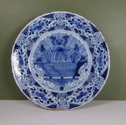 18th C Delft Charger