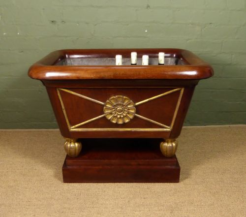 Large Regency Mahogany Wine Cooler