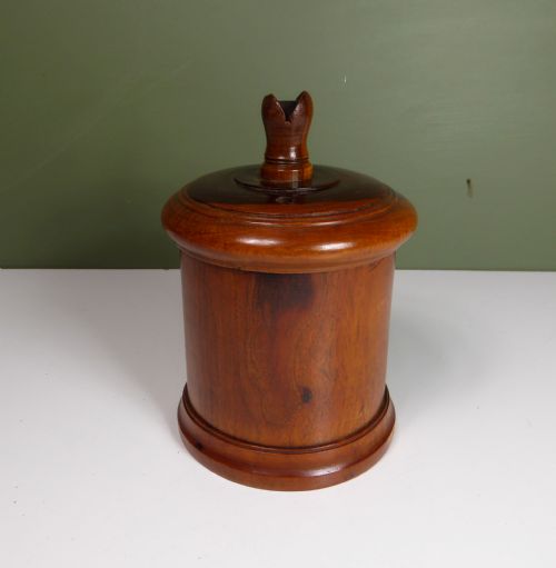19th C Lignum Vitae String Box